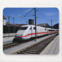 ICE train in Cologne in Germany mousepads by ANGELHELEN ICE train in Cologne in Germany mousepads