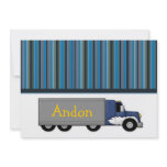 Ice Trucker Flat Thank You Card Personalized Invitation