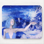 Ice Witch Human Female Mage RPG Mousepad