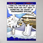 ICEBEAR  CARTOON POSTER