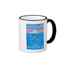 Iceberg Cross-Section - Douglas, Alaska Mugs