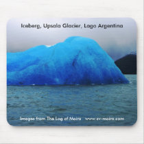 Iceberg, Upsala Glacier, Lago Argentina mousepads by lshickzazzle Iceberg, Upsala Glacier, Lago Argentina mousepads