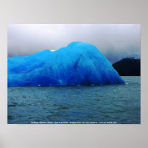 Iceberg, Upsala Glacier, Lago Argentina Poster