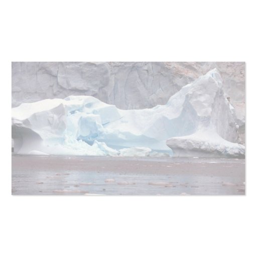 Icebergs, Antarctica Business Cards (back side)