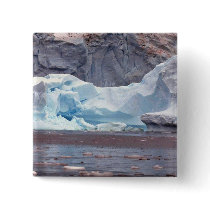 Icebergs, Antarctica Pinback Button