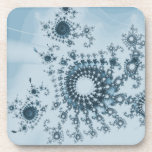 Icecap Spirals Fractal Coasters