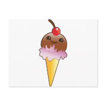 icecream creamery yum! post card