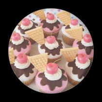 icecream sundae cupcakes magnets
