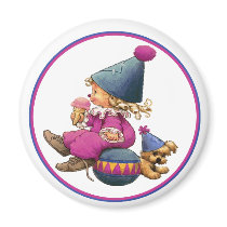IceCream Toddler Refrigerator Magnet