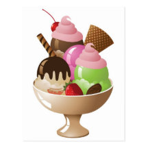 IceCreamSundae Postcards