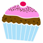 Iced Cupcake Sculpture Photo Cut Out
