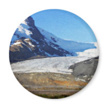 Icefields Parkway in Jasper Canada magnets