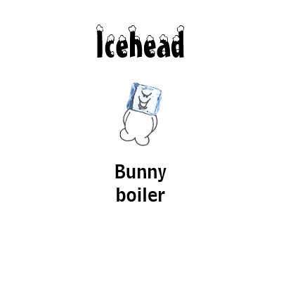 Icehead bunny boiler teens t shirt by mjj442