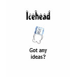 Icehead got any ideas teens t shirt