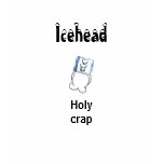 Icehead holy crap teens t shirt