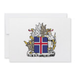 Iceland Coat of Arms Custom Announcements
