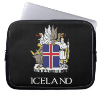 Iceland Coat of Arms Laptop Computer Sleeves