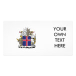 Iceland Coat of Arms Photo Greeting Card