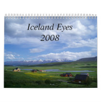 Iceland Eyes 2008 Large, No Text calendars