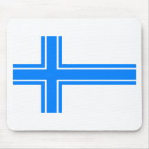 Iceland Flag (1913 Proposal) Mouse Pads