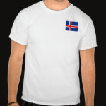 Iceland Flag Map Basic T-Shirt