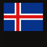 Iceland Flag Map Spaghetti Top