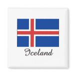 Iceland Flag Design Magnet