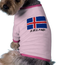 Iceland Flag pet clothing by flagshirt Iceland Flag pet clothing