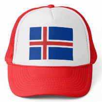 Iceland Flag Mesh Hats