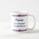Iceland Flag-hearts Map Customizable Mug