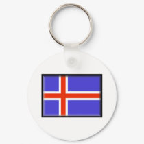 Iceland Flag keychains
