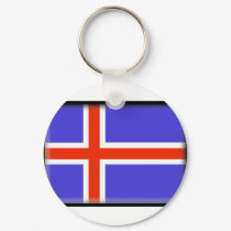 Iceland Flag keychains