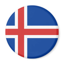 Iceland Flag Magnets