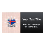 Iceland Flag Map 2.0 Photo Card Template