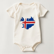 Iceland flag map t-shirts