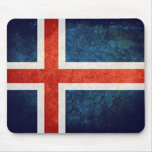 Iceland Flag Mouse Pads
