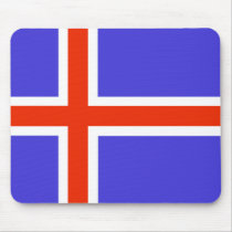 Iceland Flag Mousepad by jacinto888 Iceland Flag Mousepad