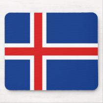 Iceland Flag Mousepad