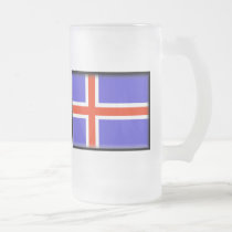 Iceland Flag mugs