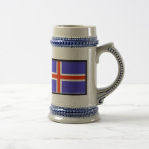 Iceland Flag mugs