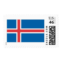 Iceland Flag postage by worldflagtshirts Iceland Flag postage
