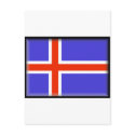 Iceland Flag postcards
