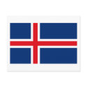 Iceland Flag Postcard