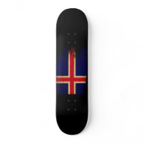 Iceland Flag Skate Board