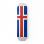 Iceland Flag Skate Board