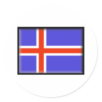 Iceland Flag stickers