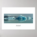 Iceland Glacier Lake posters