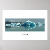 Iceland Glacier Lake Posters