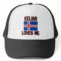 Iceland Loves Me hats