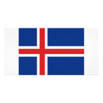 Iceland National Flag Photo Greeting Card